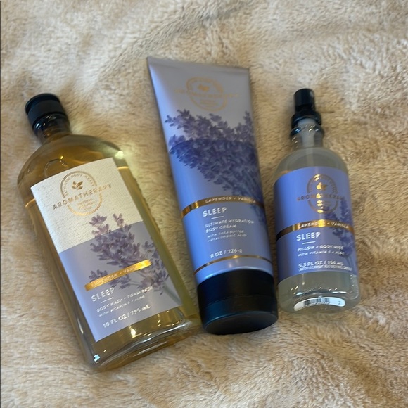 Bath & Body Works Other - Bath & Body Works Lavender & Vanilla Moisturizer and Body Oil Collection 3 piece